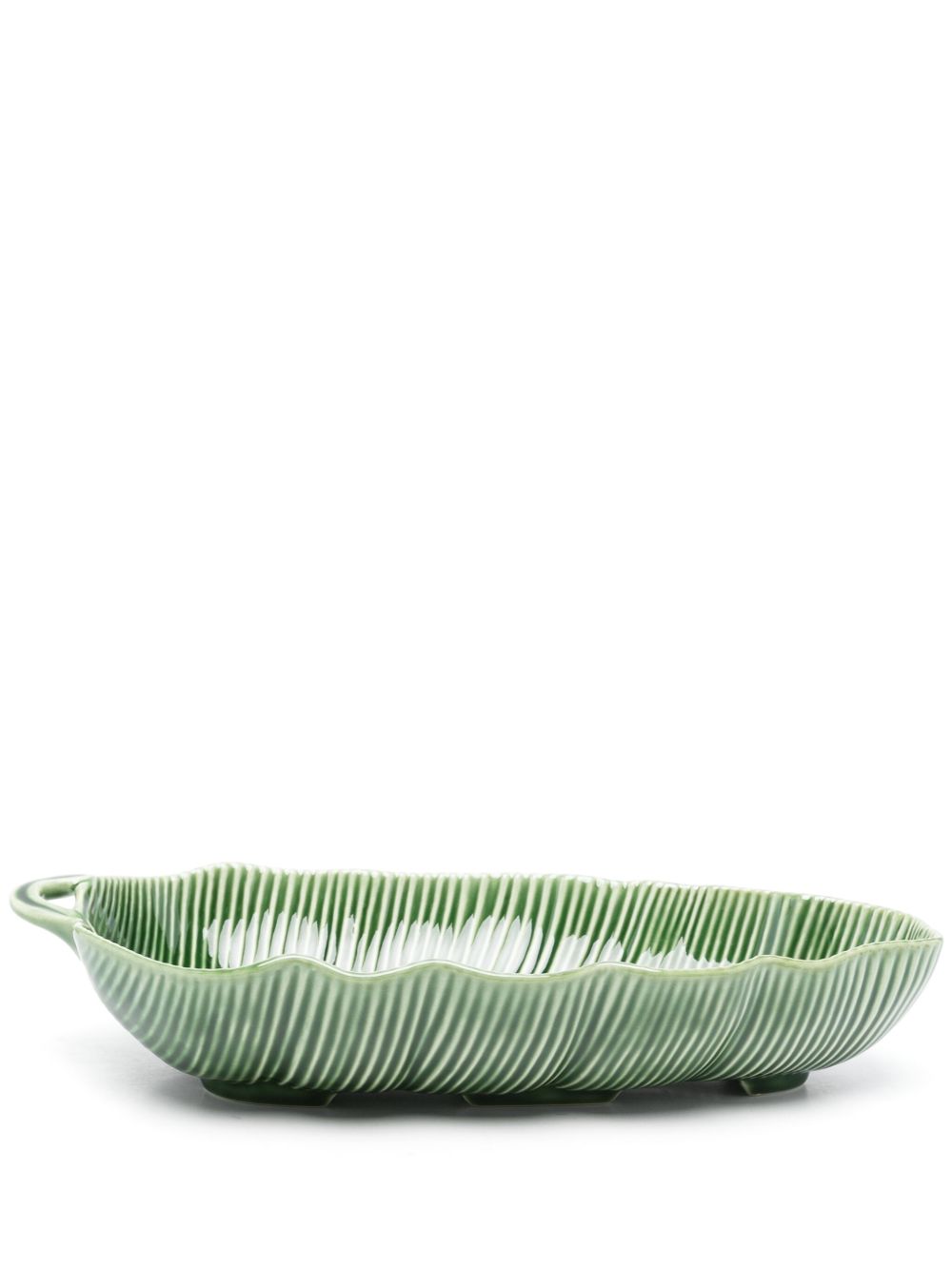 Bordallo Pinheiro 中号叶片沙拉碗（39厘米 x 20厘米） - 绿色