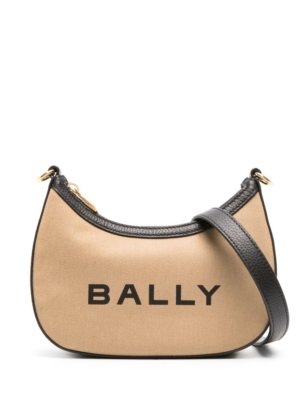 Bally Ellipse logo印花斜挎包 - 中性色