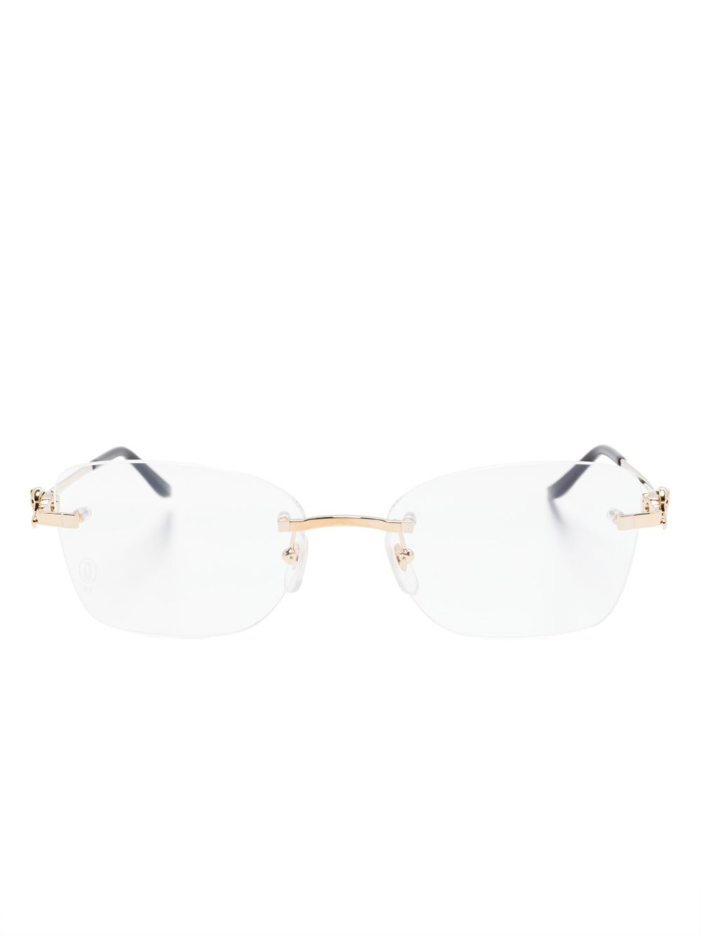 Cartier Eyewear Panthère de Cartier 眼镜 - 金色