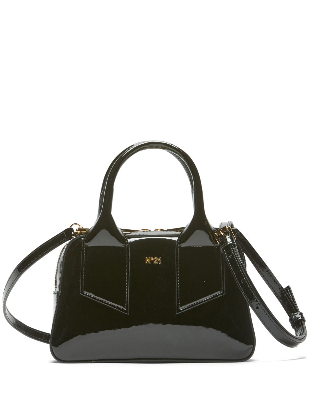 Nº21 Bauletto 迷你单肩包 - 黑色