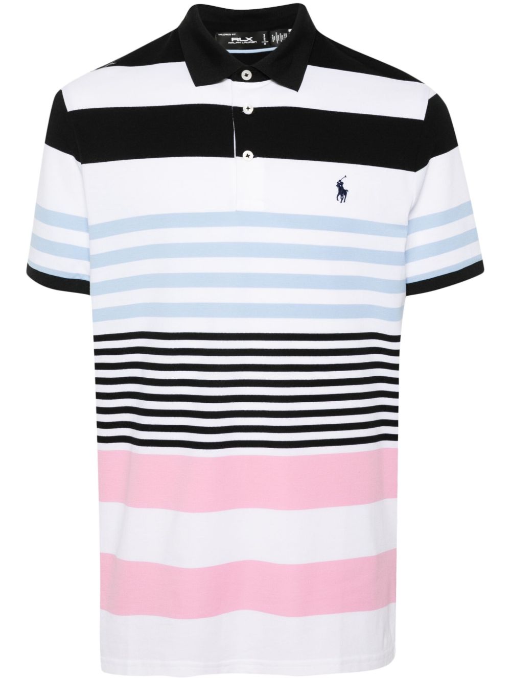 RLX Ralph Lauren Polo Pony 刺绣polo衫 - 黑色