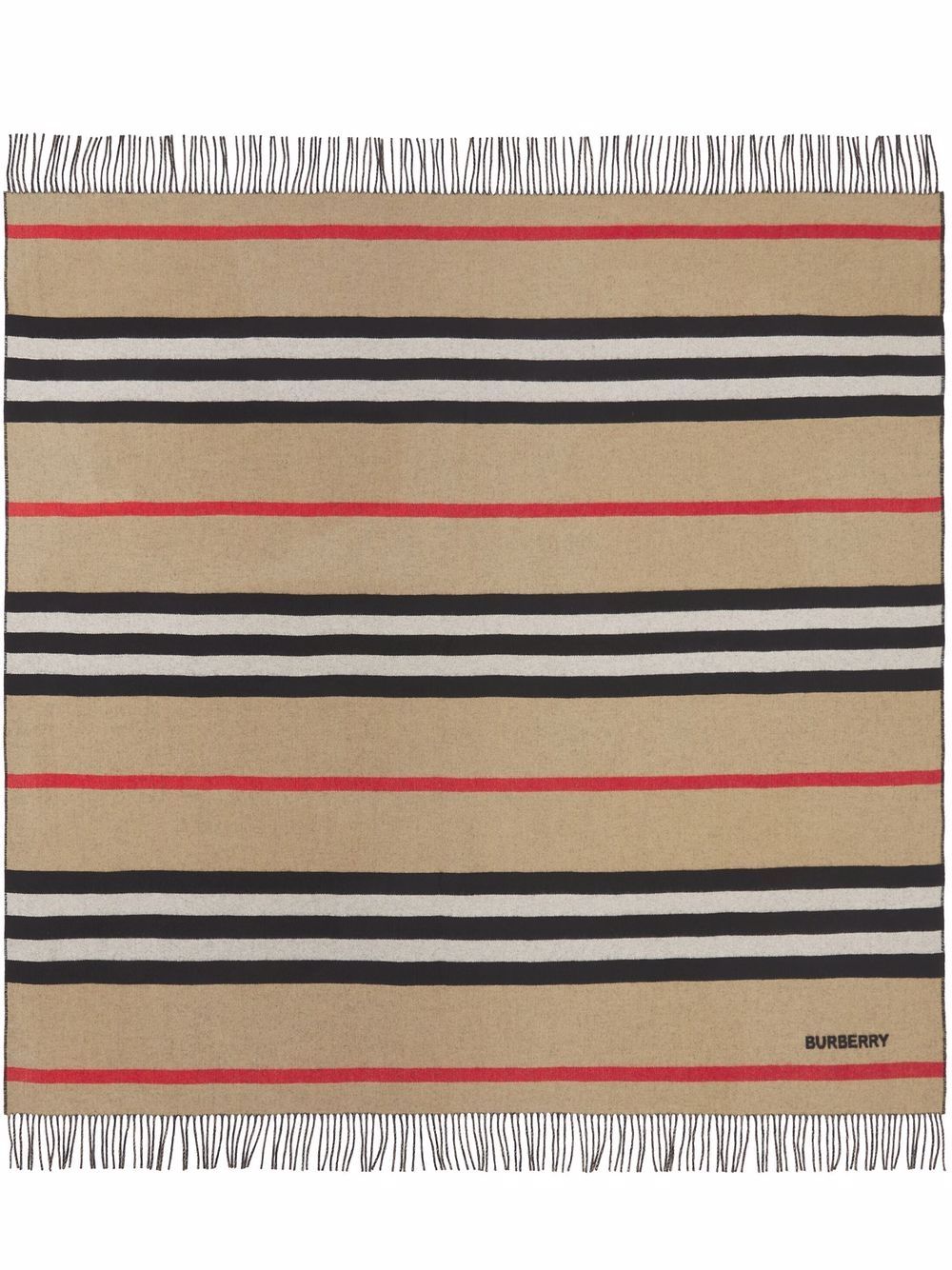 Burberry 博柏利 Icon 条纹毯子 - 中性色