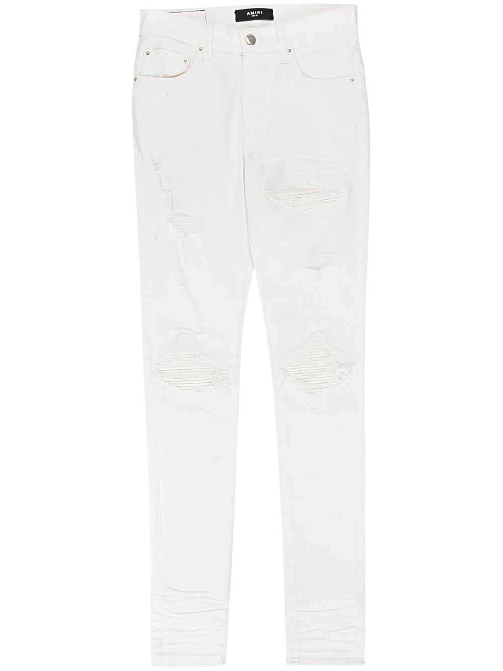 AMIRI distressed-effect jeans - 白色