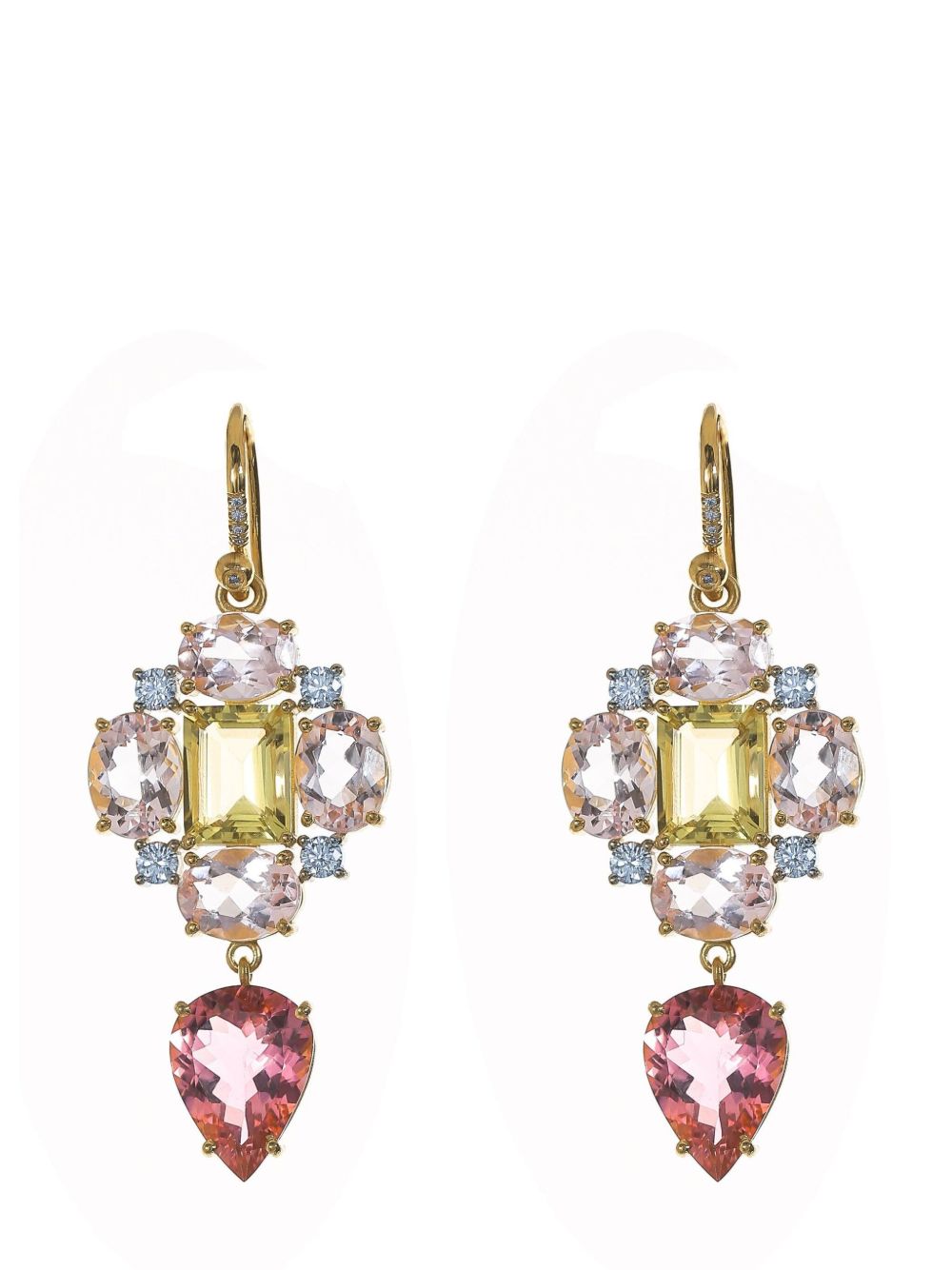 Irene Neuwirth 18K黄金 Gemmy Gem 耳环 - 金色