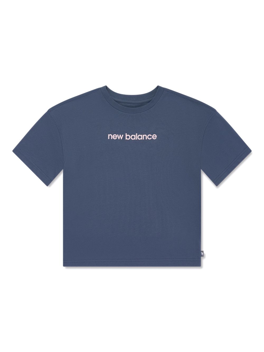New Balance Kids 插画印花T恤 - 蓝色