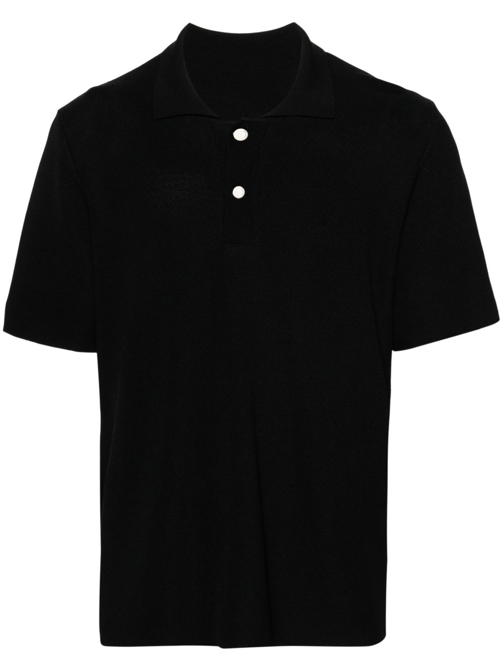 Jacquemus Le Polo Maille 针织polo领上衣 - 黑色