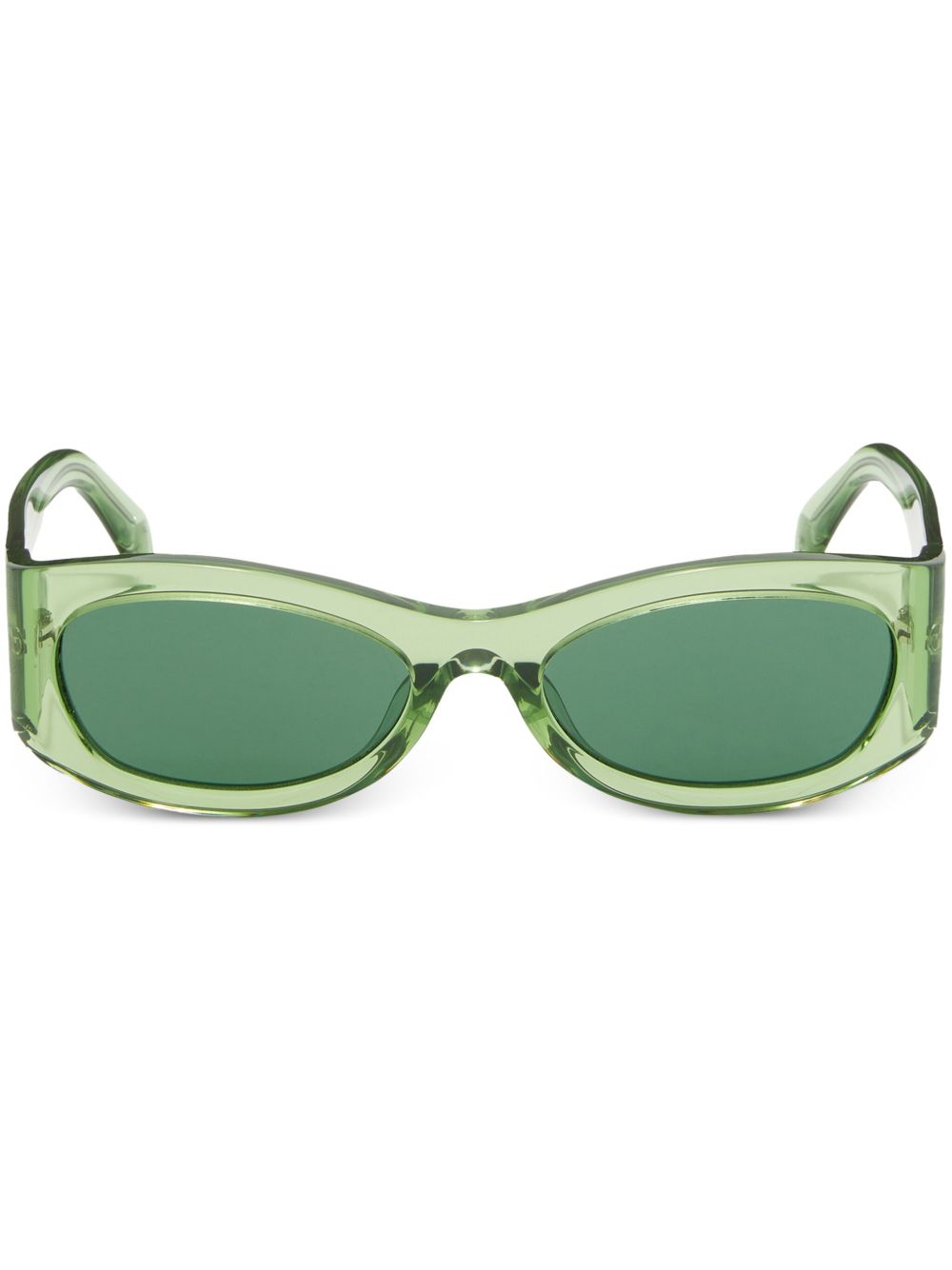Ambush Eyewear Bernie 长方形镜框太阳眼镜 - 绿色