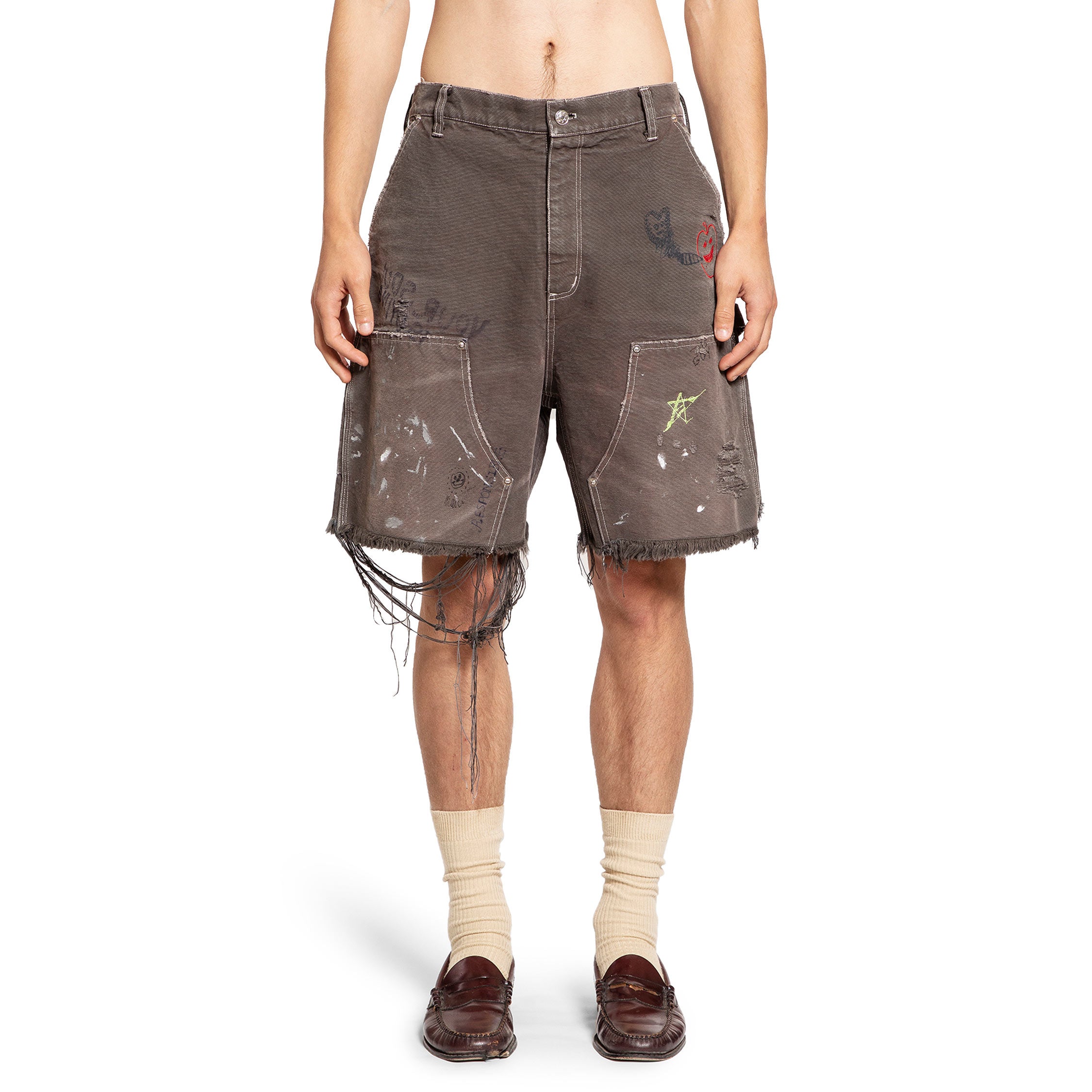 PALY HOLLYWOOD MAN BROWN SHORTS & SKIRTS