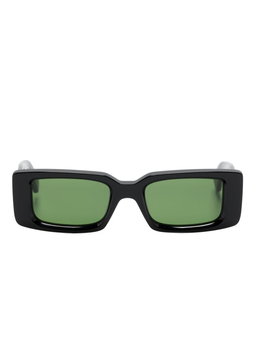 Off-White Eyewear Arthur 长方框太阳眼镜 - 黑色