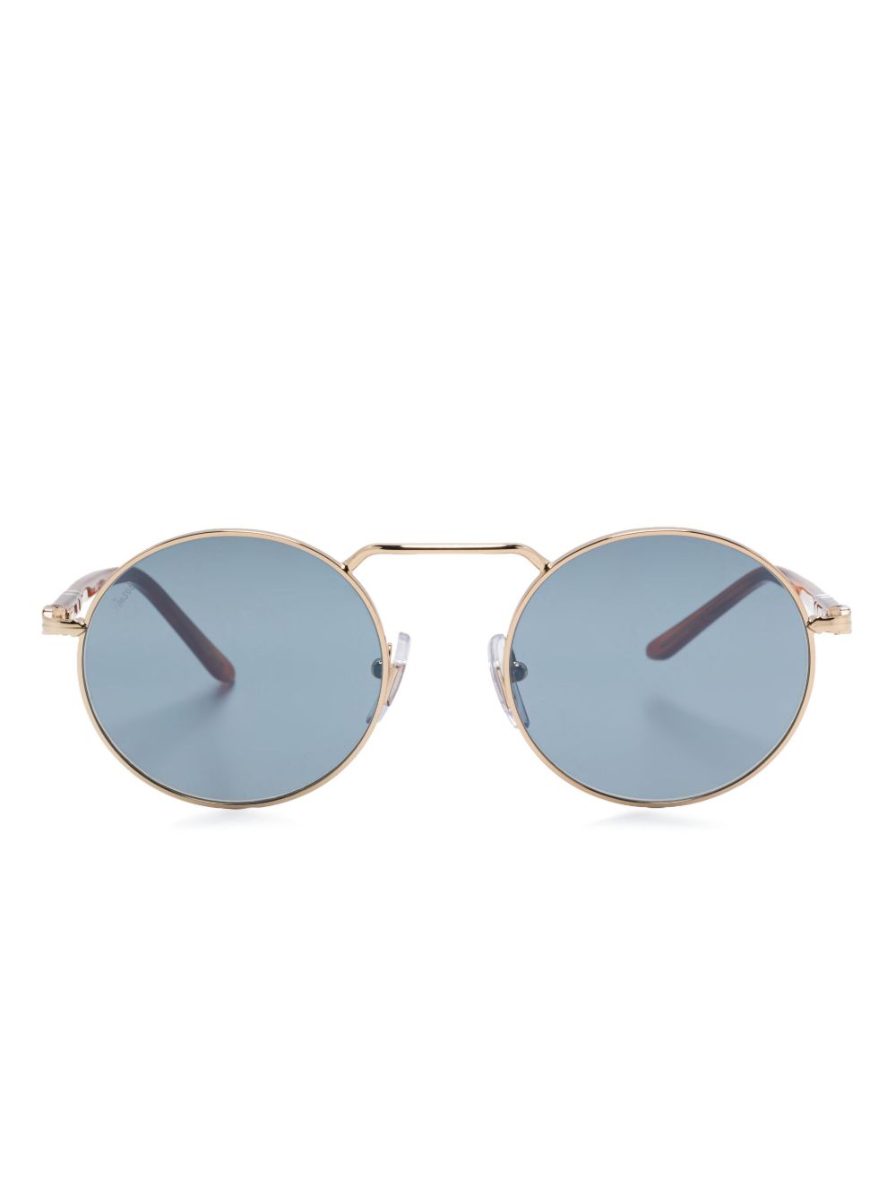 Persol 圆框太阳眼镜 - 金色