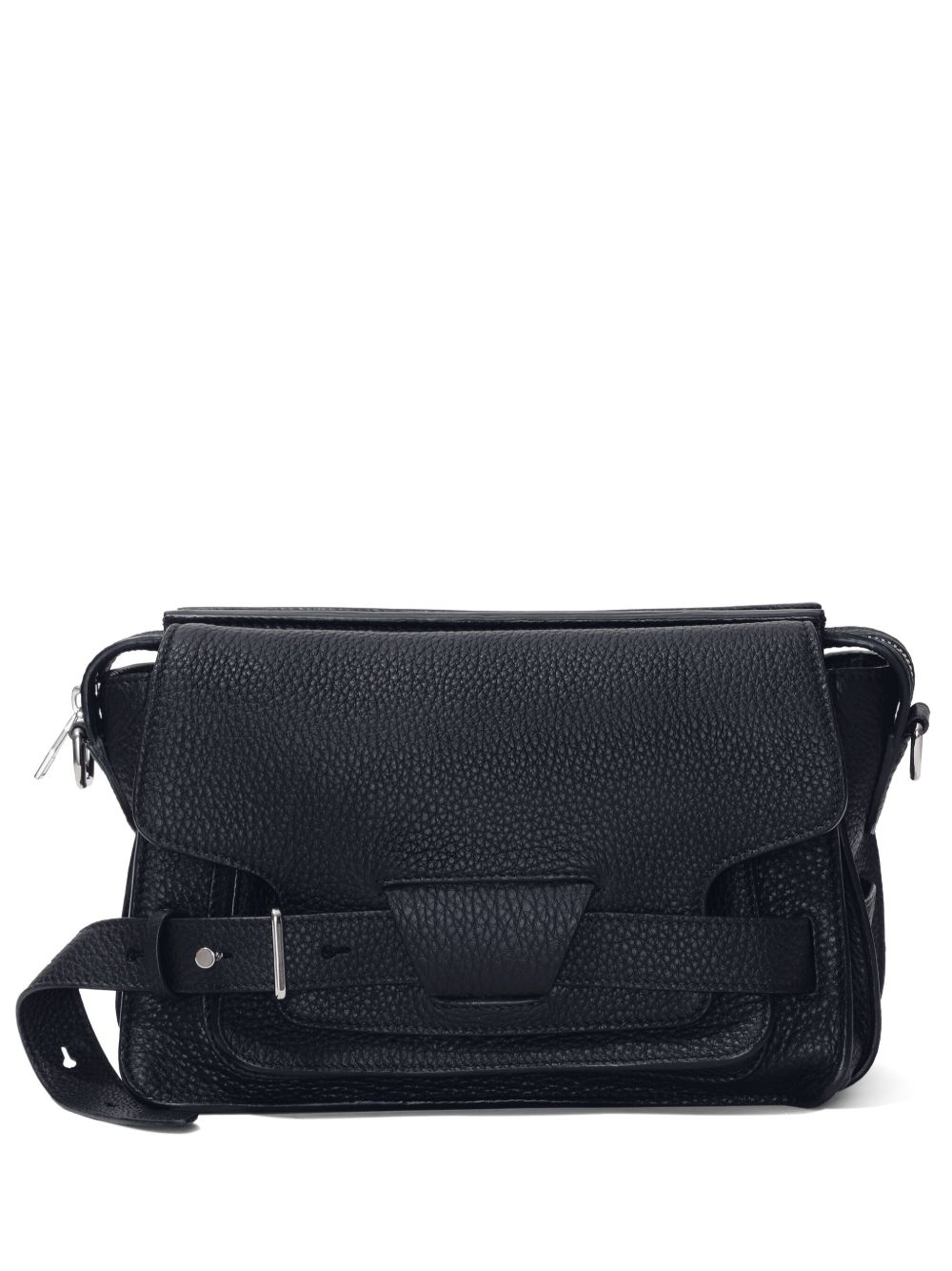 Proenza Schouler Beacon 皮质马鞍包 - 黑色