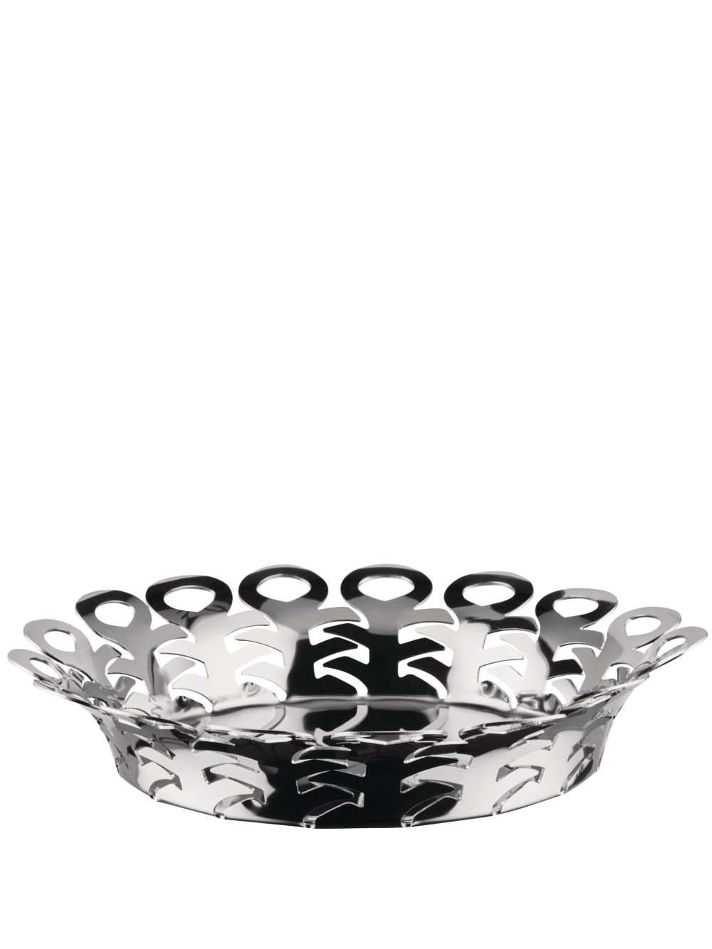Alessi 雕塑感餐碗 - 银色