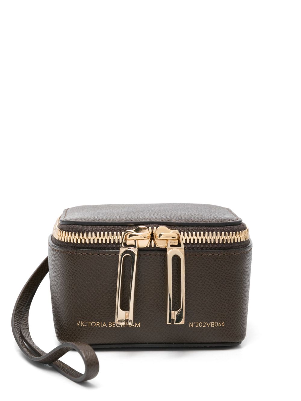 Victoria Beckham Vanity 迷你手拿包 - 褐色