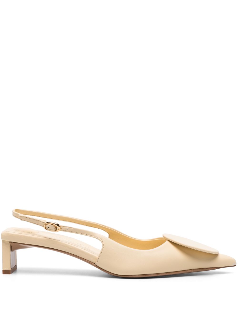 Jacquemus Les Slingbacks Duelo 低跟鞋 - 黄色