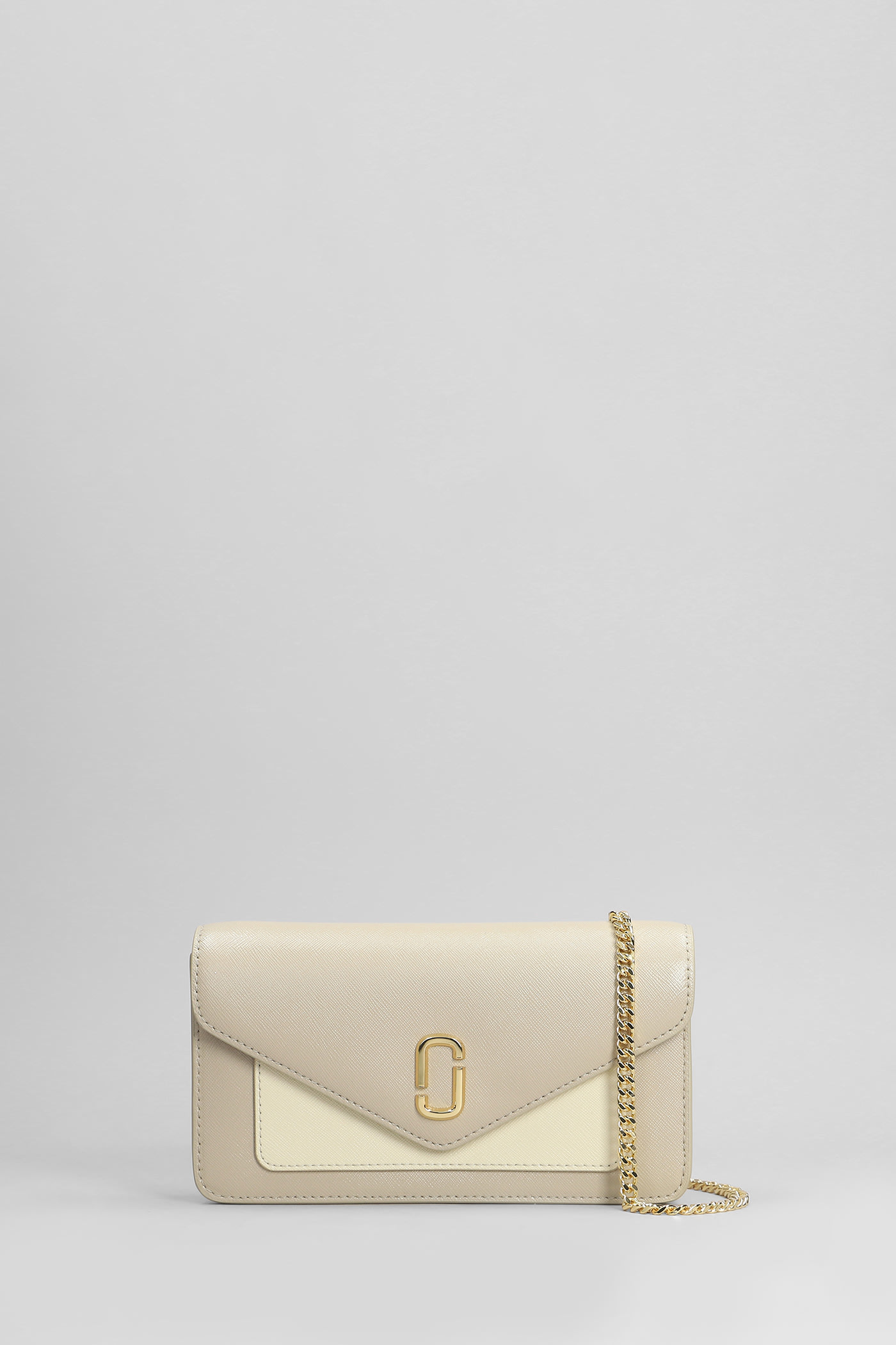 Marc Jacobs Longshot卡其色皮革钱包