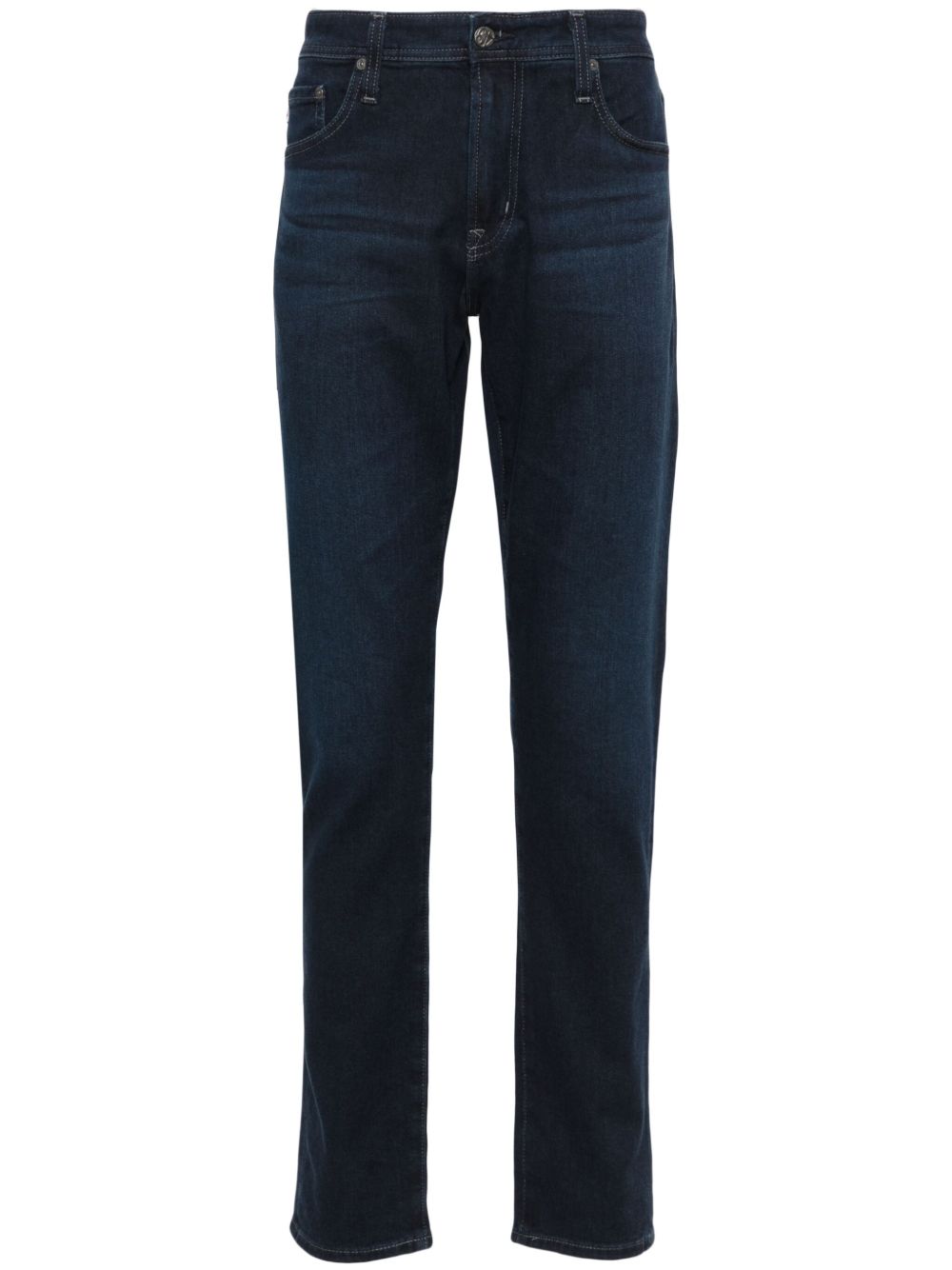 AG Jeans Dylan 中腰修身牛仔裤 - 蓝色