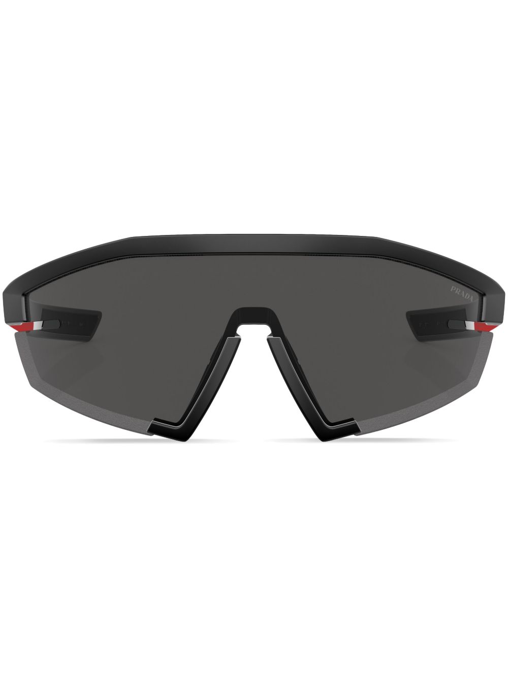 Prada Linea Rossa PS 03ZS 飞行员太阳眼镜 - 黑色