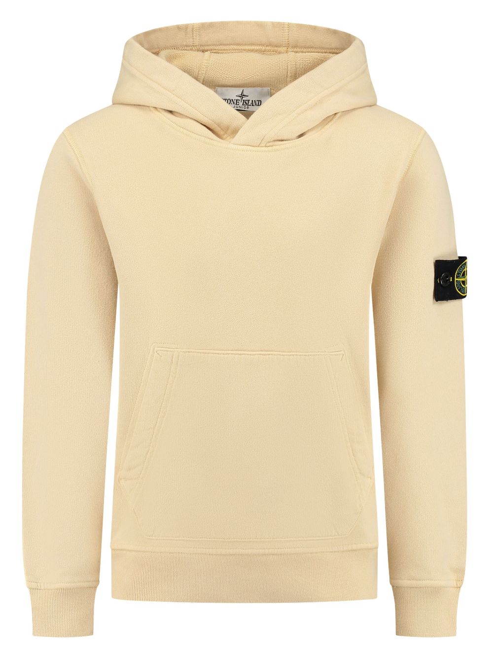 Stone Island Junior 罗盘徽章连帽衫 - 中性色