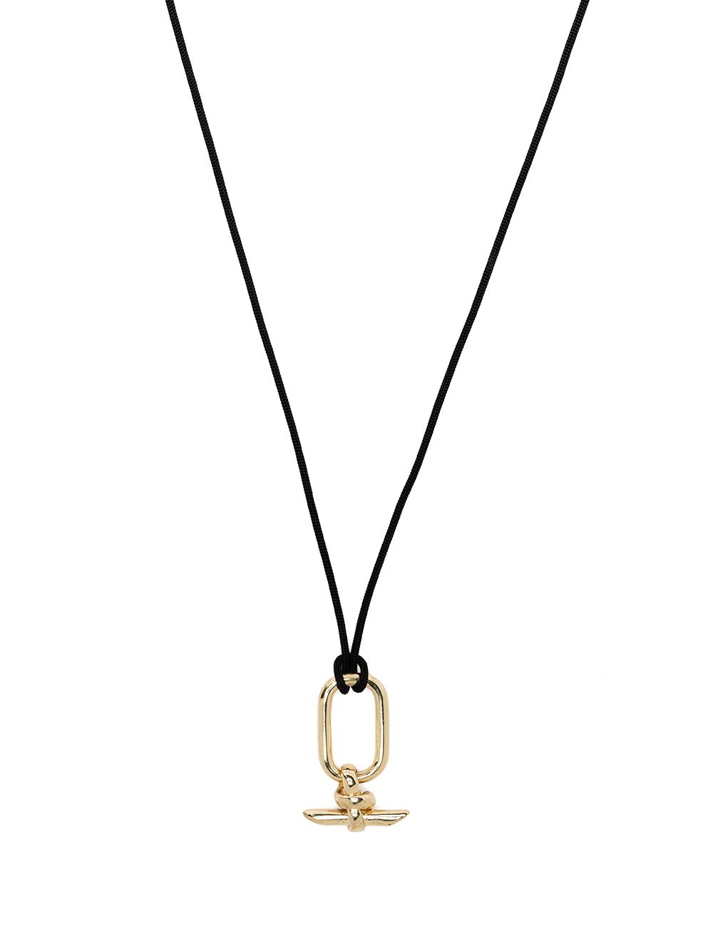 Capsule Eleven Cartouche 吊饰项链 - 金色
