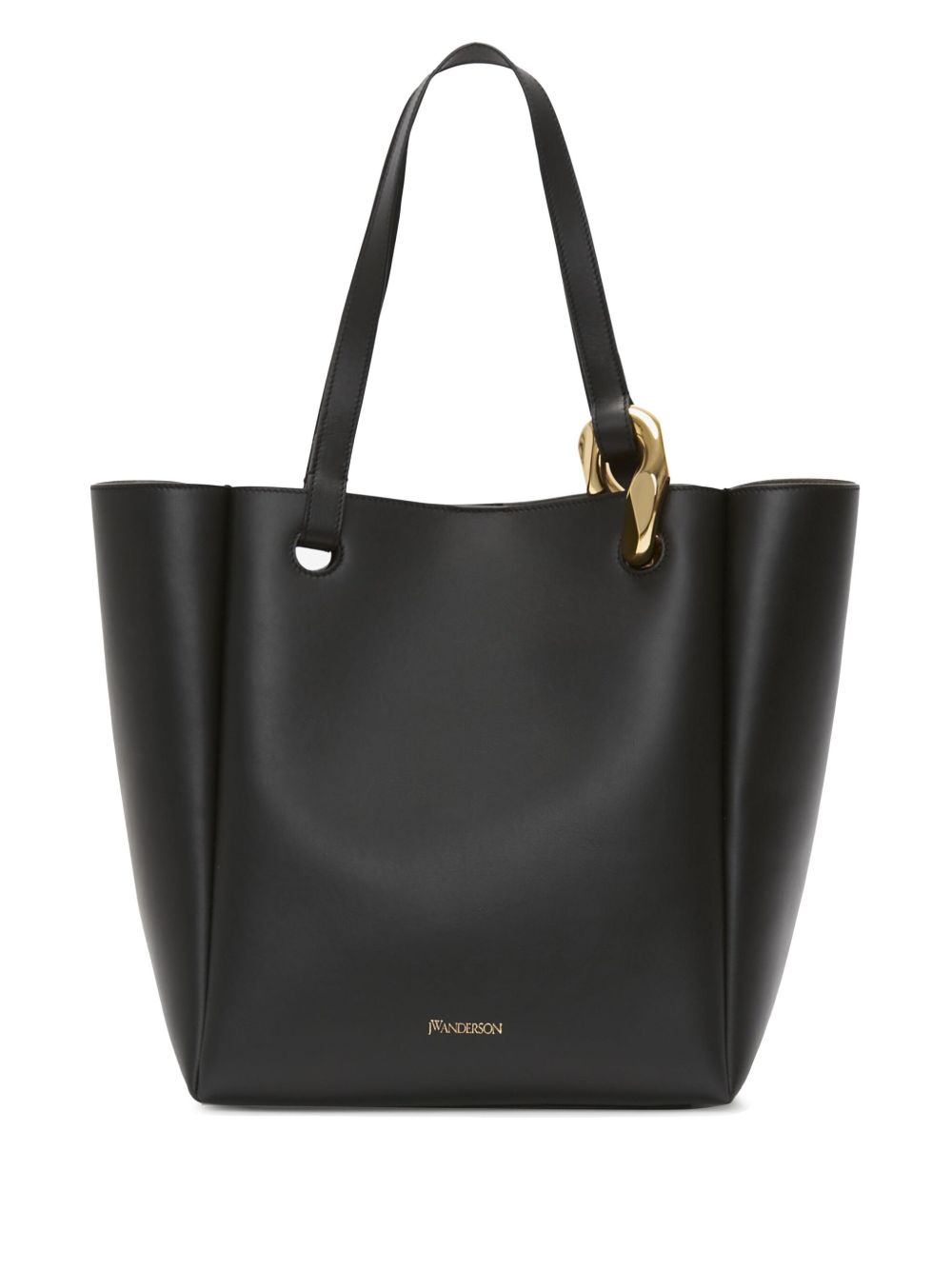 JW Anderson JWA Corner 皮质托特包 - 黑色