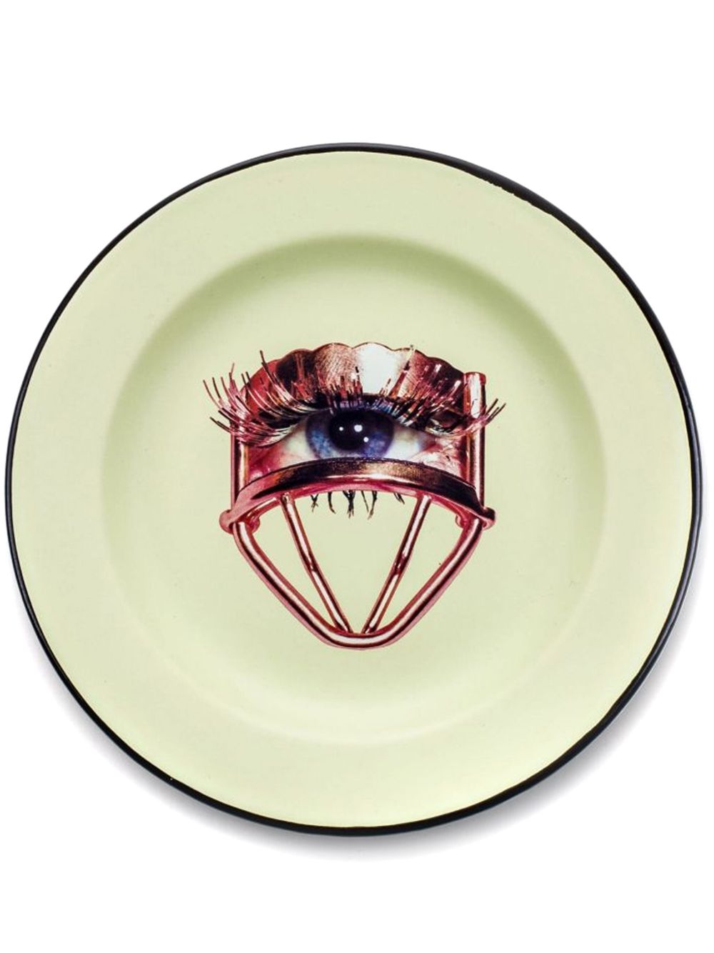 Seletti 16844 Enamel Eye 餐盘 - 绿色