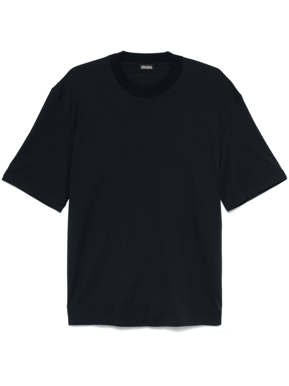 Zegna 圆领T恤 - 蓝色