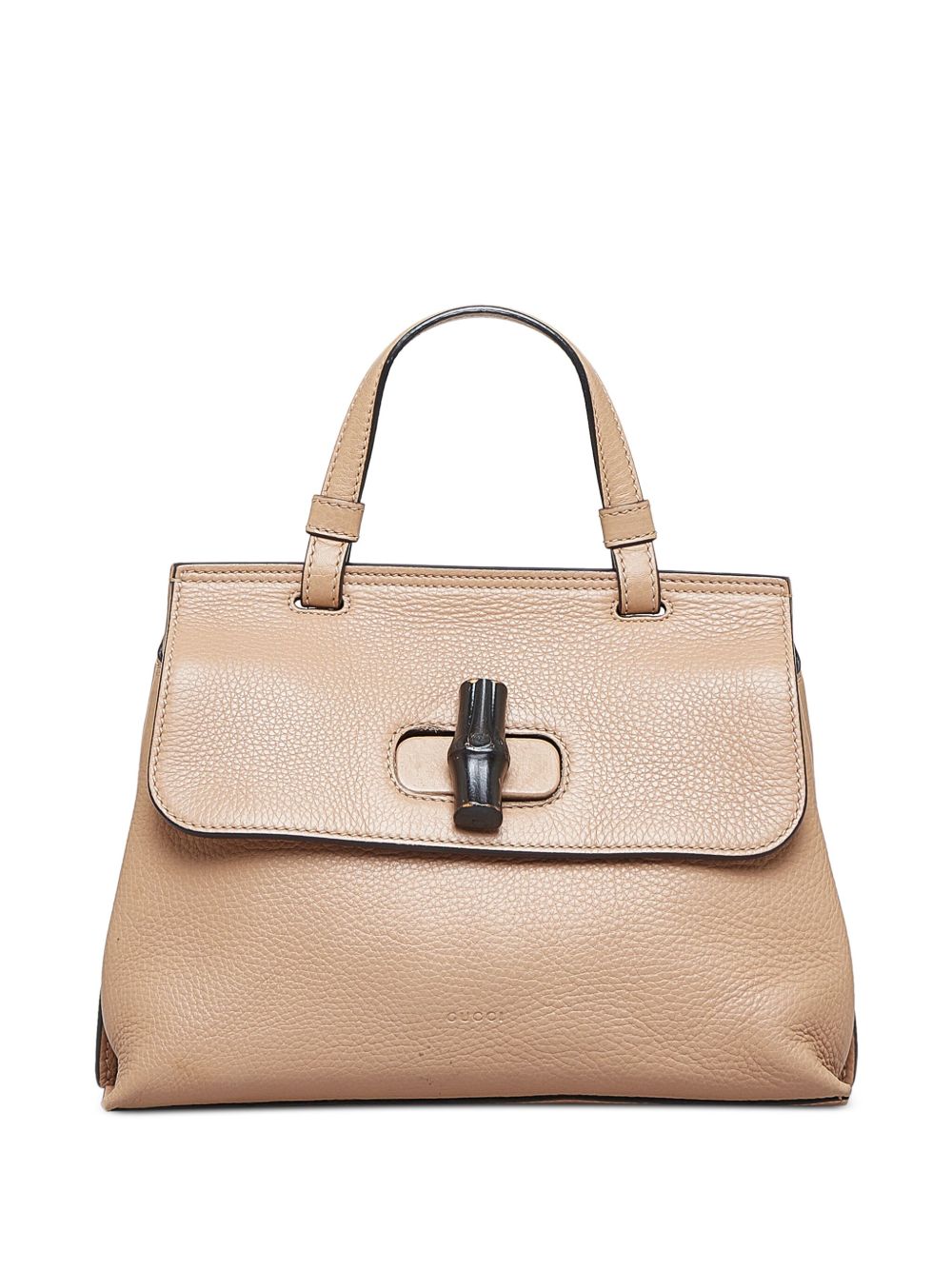 Gucci Pre-Owned Bamboo Line Daily 小号斜挎包 - 褐色