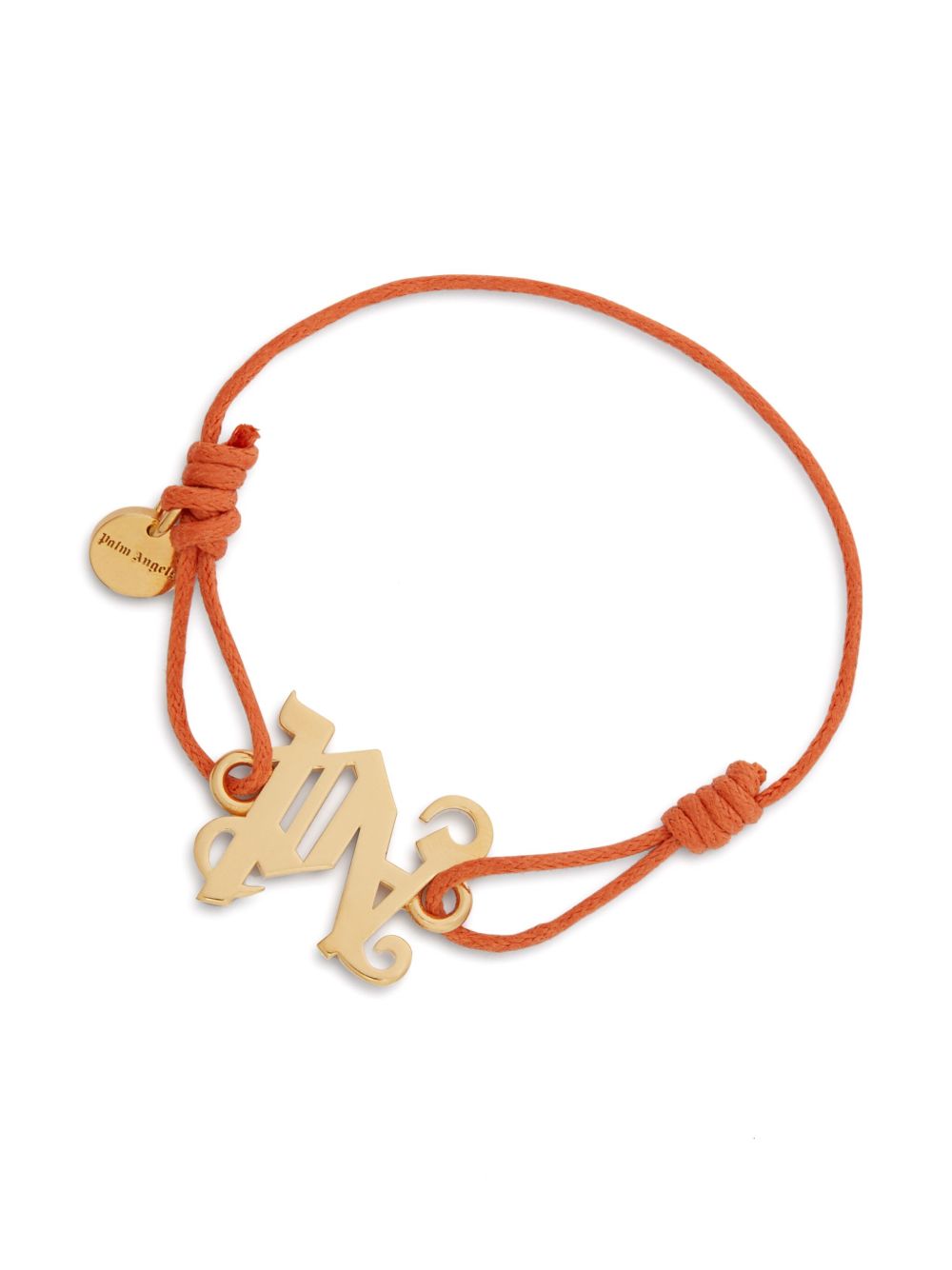 Palm Angels 经典logo绳结手链 - 金色