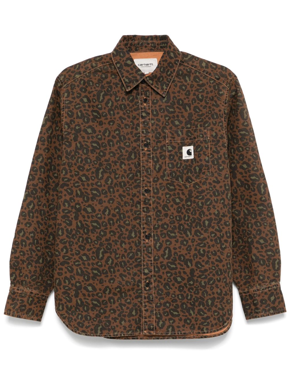 Carhartt WIP Leo 衬衫 - 褐色