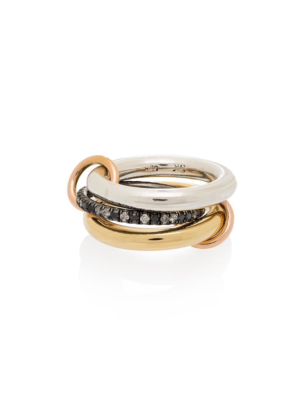 Spinelli Kilcollin Libra 18K黄金钻石戒指 - 金色