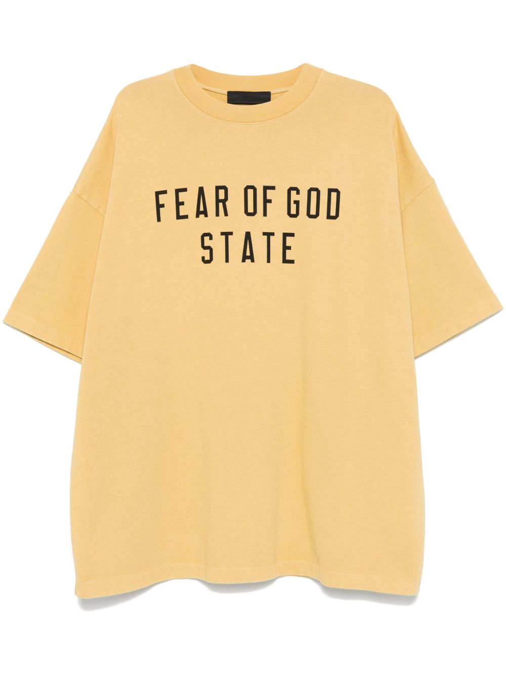 FEAR OF GOD ESSENTIALS logo印花T恤 - 黄色