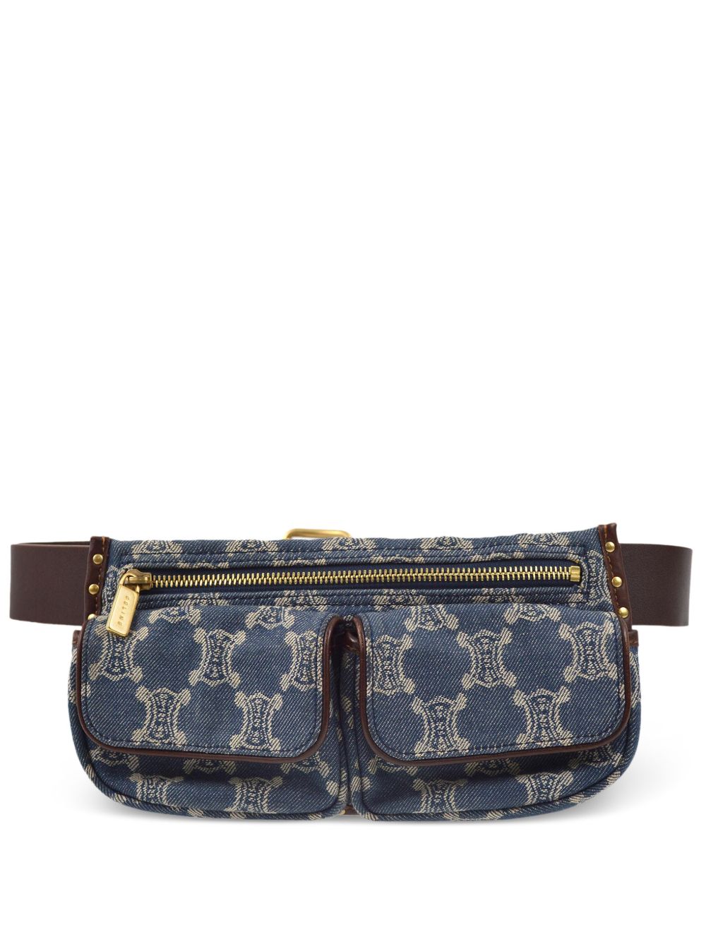 Céline Pre-Owned Macadam 腰包（1990-2000年代典藏款） - 蓝色