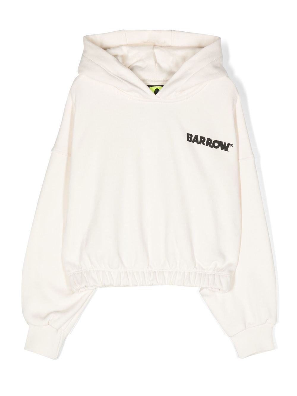 Barrow kids logo图案印花连帽衫 - 中性色