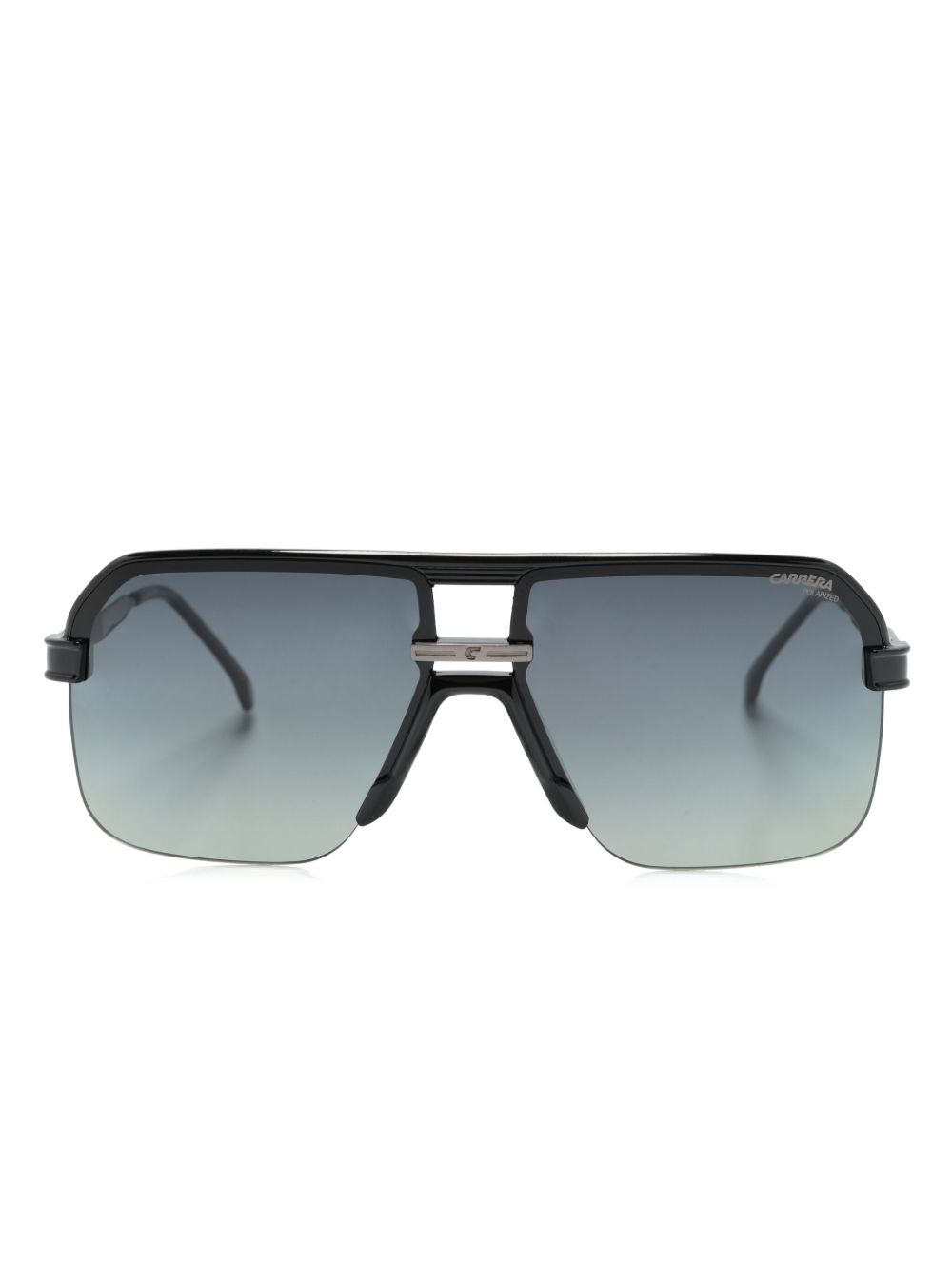 Carrera 飞行员镜框太阳眼镜 - 黑色