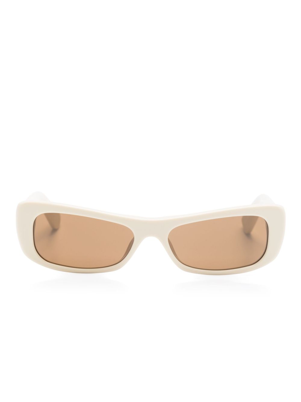 Jacquemus Les Lunettes Capri 长方形猫眼框太阳眼镜 - 中性色