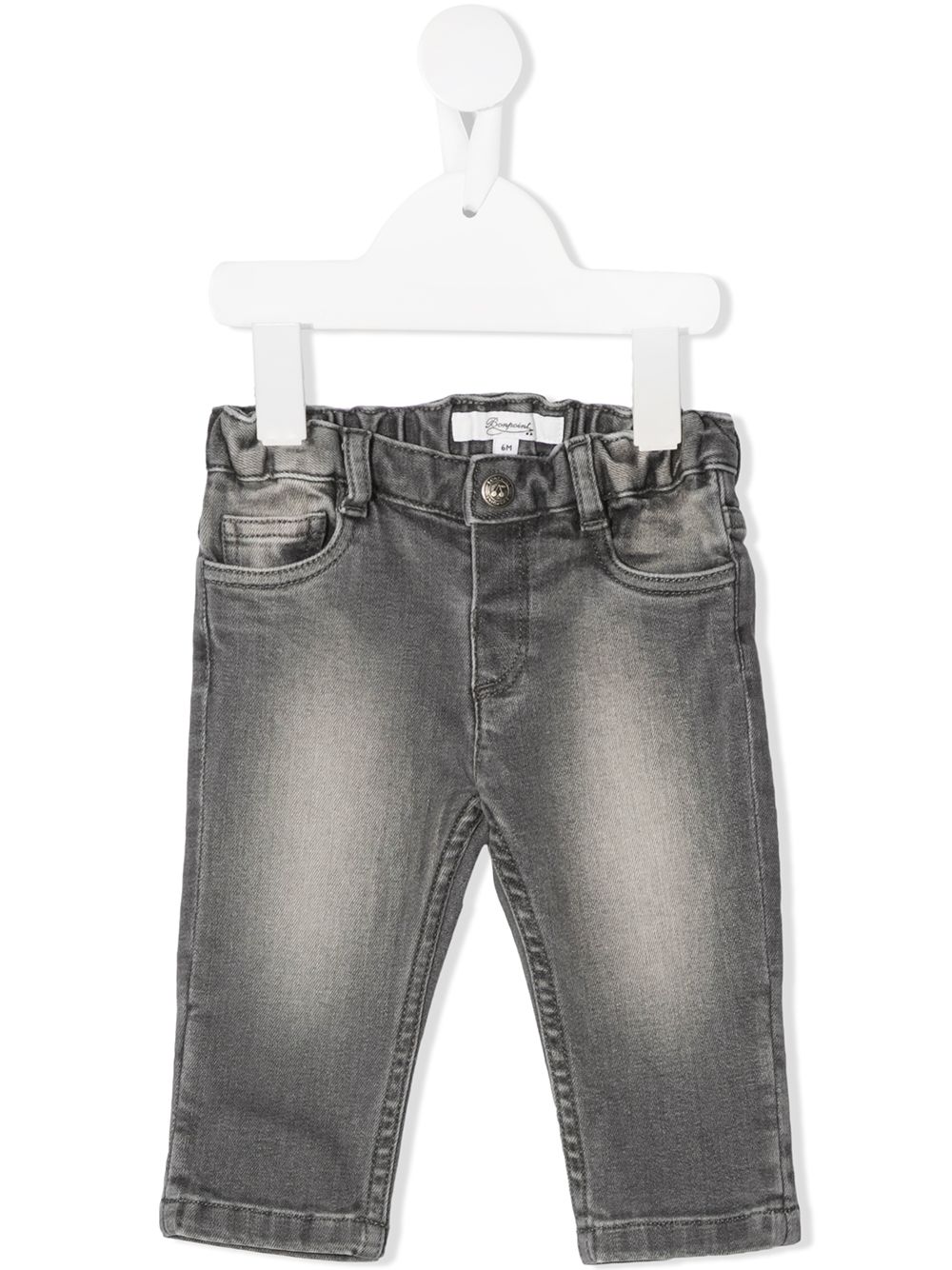 Bonpoint Cookie slim-fit jeans - 灰色