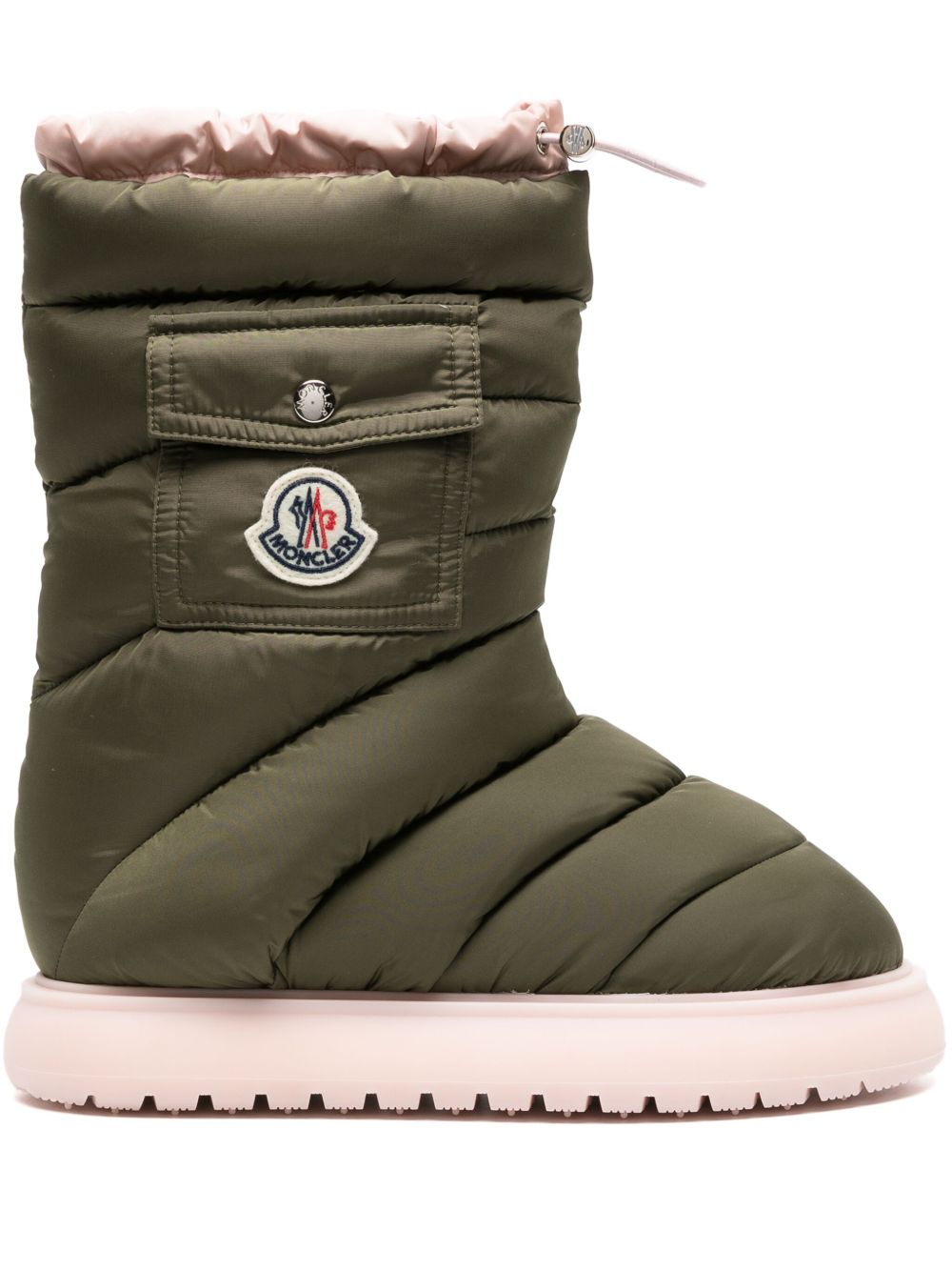 Moncler Gaia Pocket 填充雪靴 - 绿色