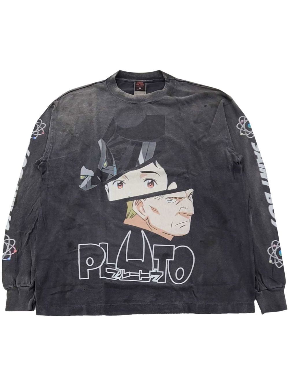 SAINT MXXXXXX x Pluto 图案印花T恤 - 黑色