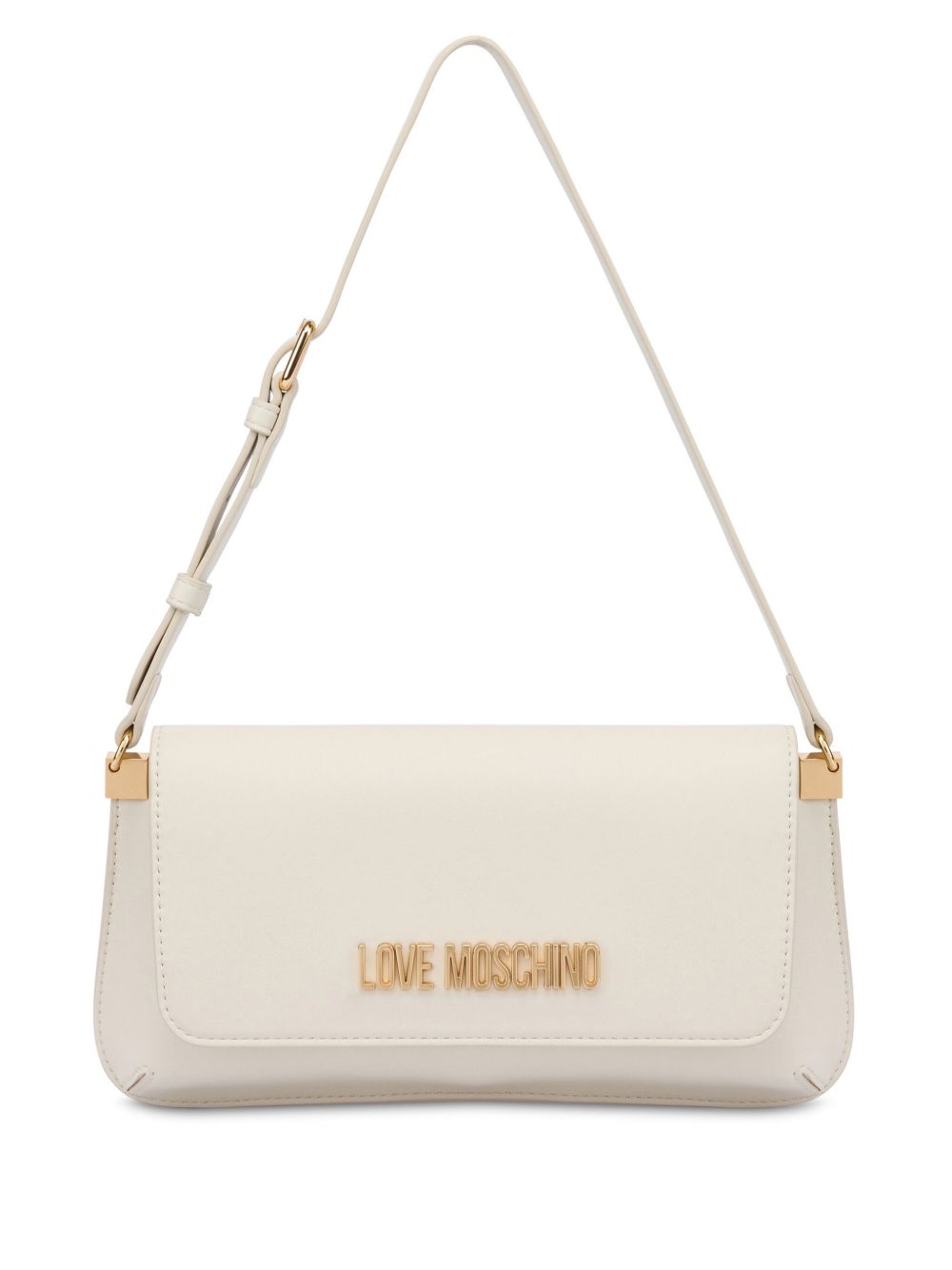 Love Moschino logo单肩包 - 中性色