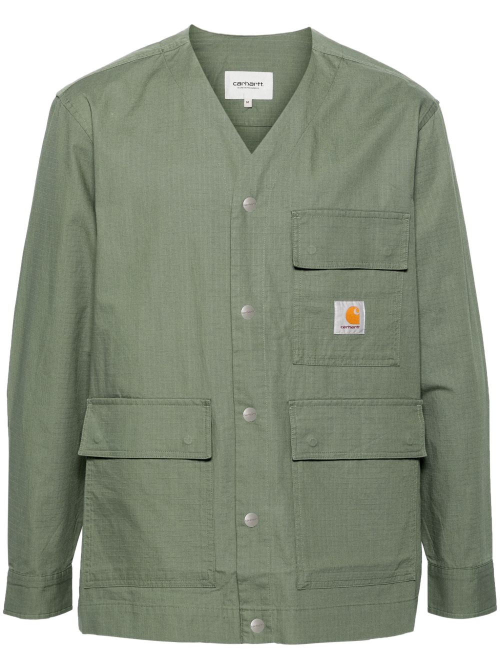Carhartt WIP Elroy 防撕裂方格布衬衫式夹克 - 绿色