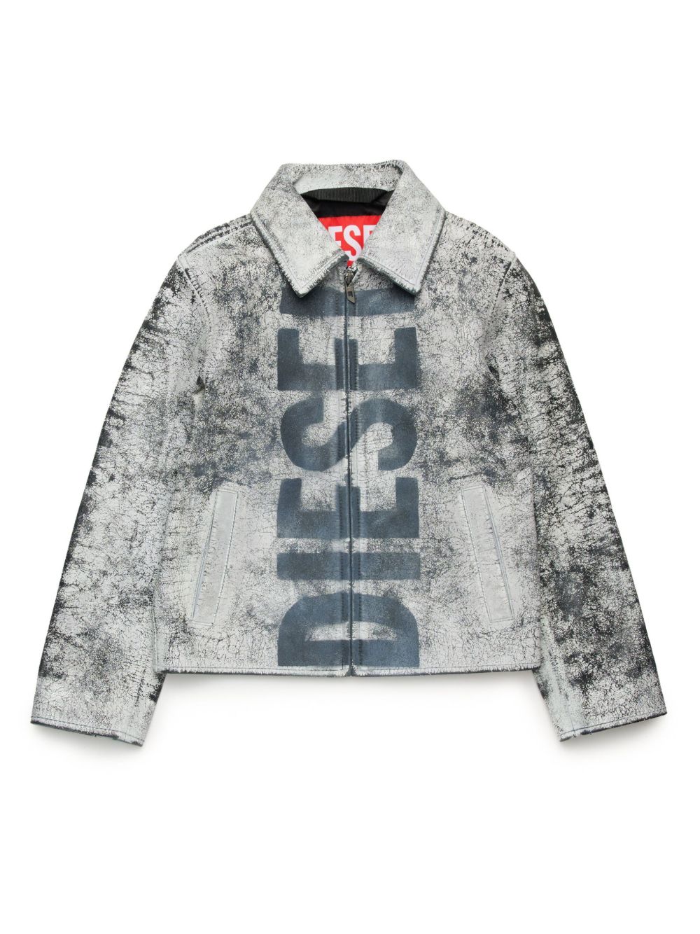 Diesel Kids L-Pylon-A 夹克 - 灰色