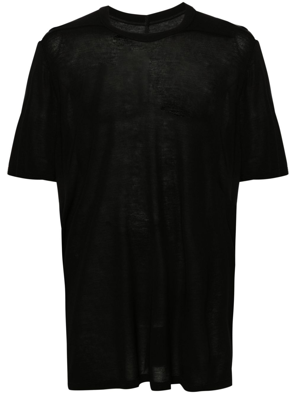 Rick Owens Level 圆领T恤 - 黑色