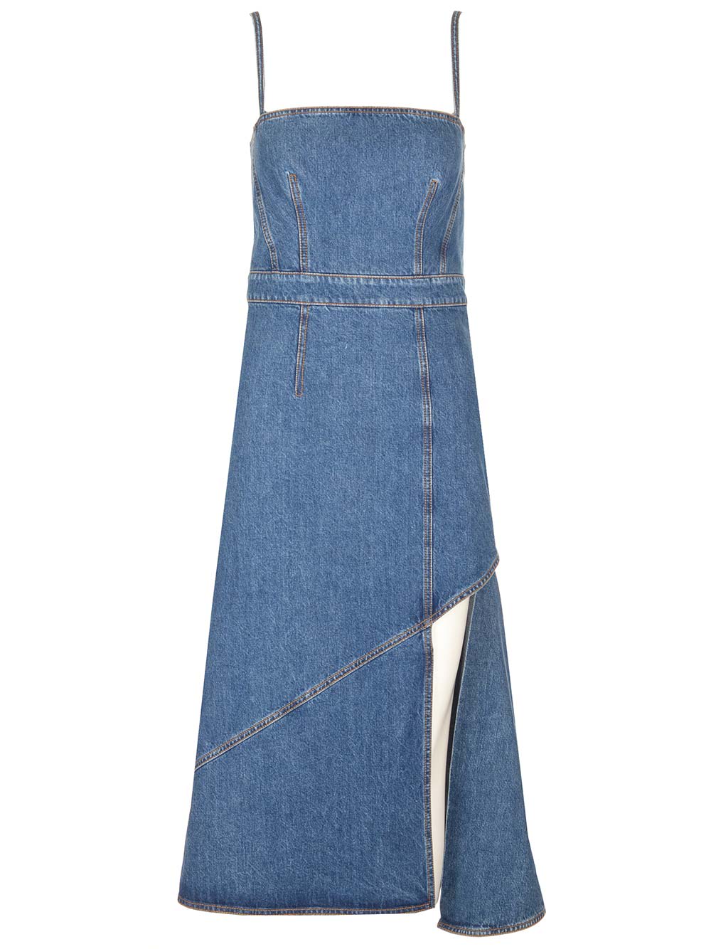 Alexander McQueen 牛仔直筒连衣裙