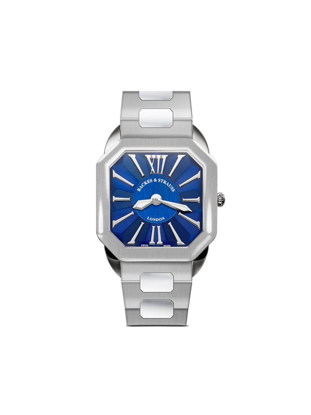 Backes & Strauss Berkeley W1 AM 40毫米腕表 - 蓝色