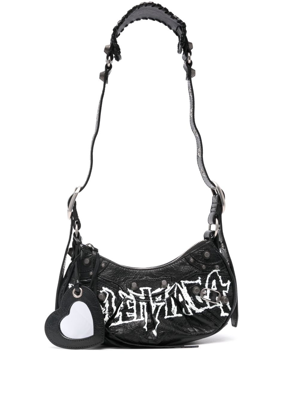 Balenciaga Le Cagole DIY Metal 迷你单肩包 - 黑色