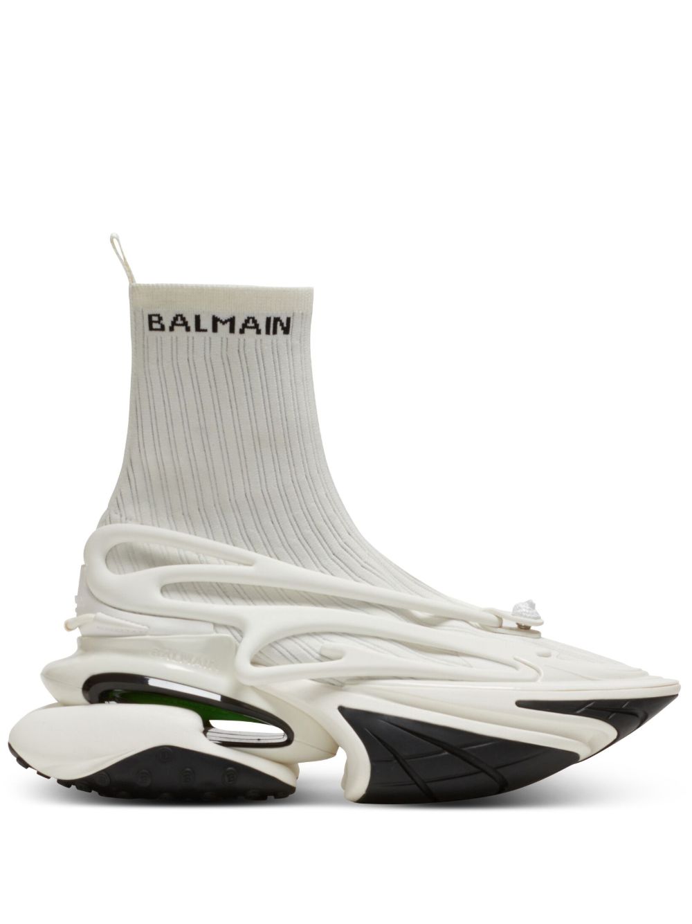 Balmain Unicorn 高帮运动鞋 - 白色