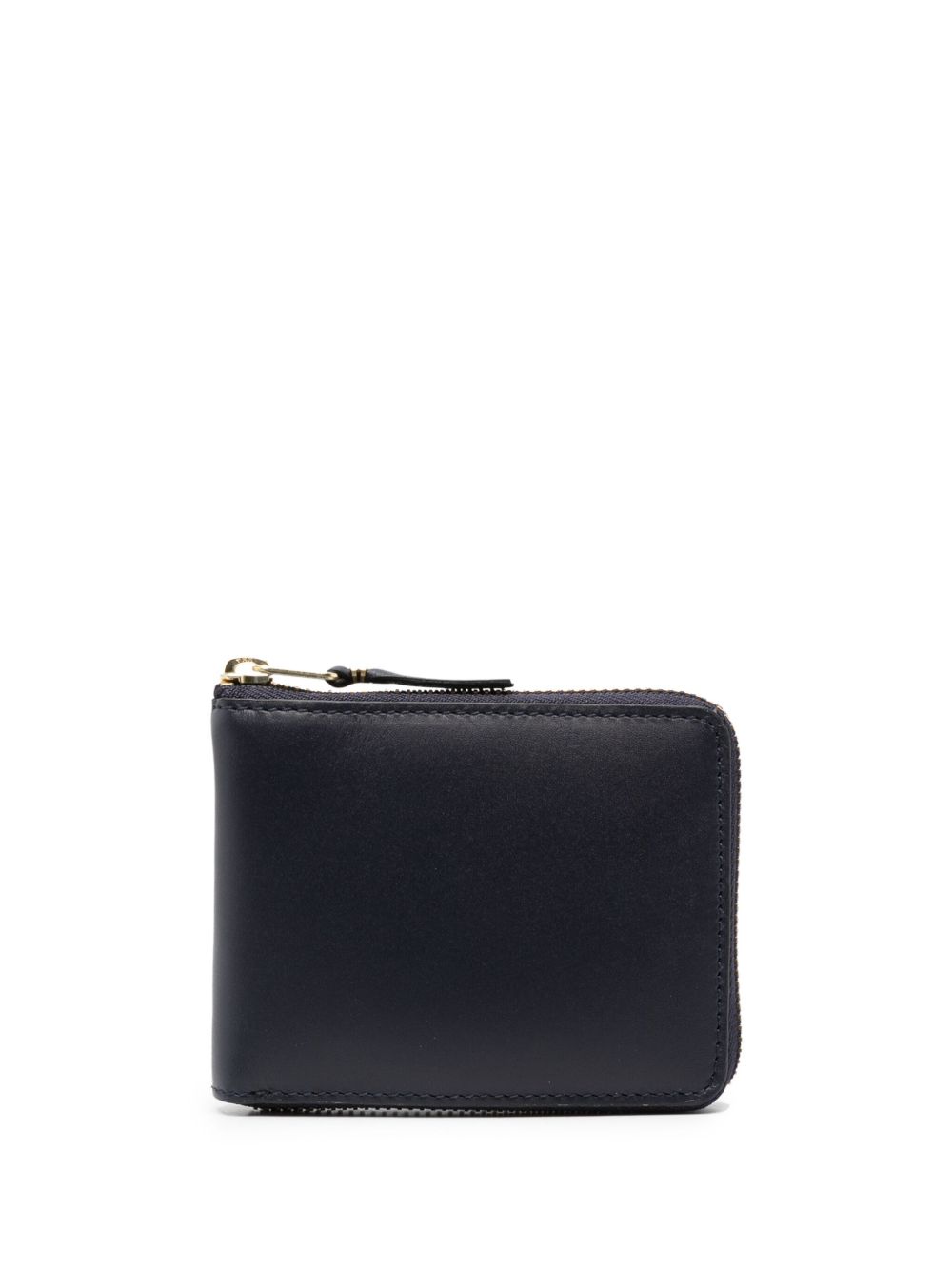 Comme Des Garçons Wallet 环绕式拉链皮质钱包 - 蓝色