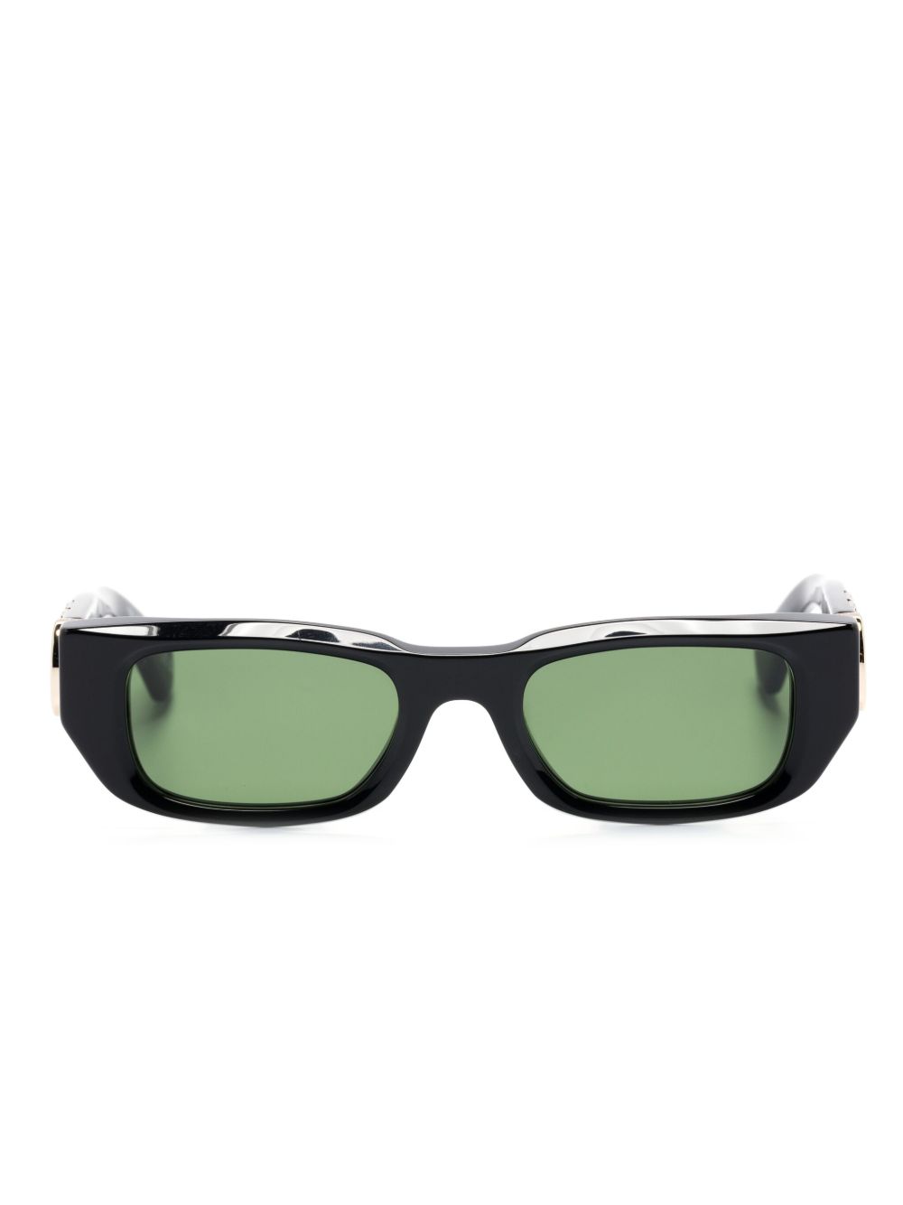 Off-White Eyewear Fillmore 长方形框太阳眼镜 - 黑色
