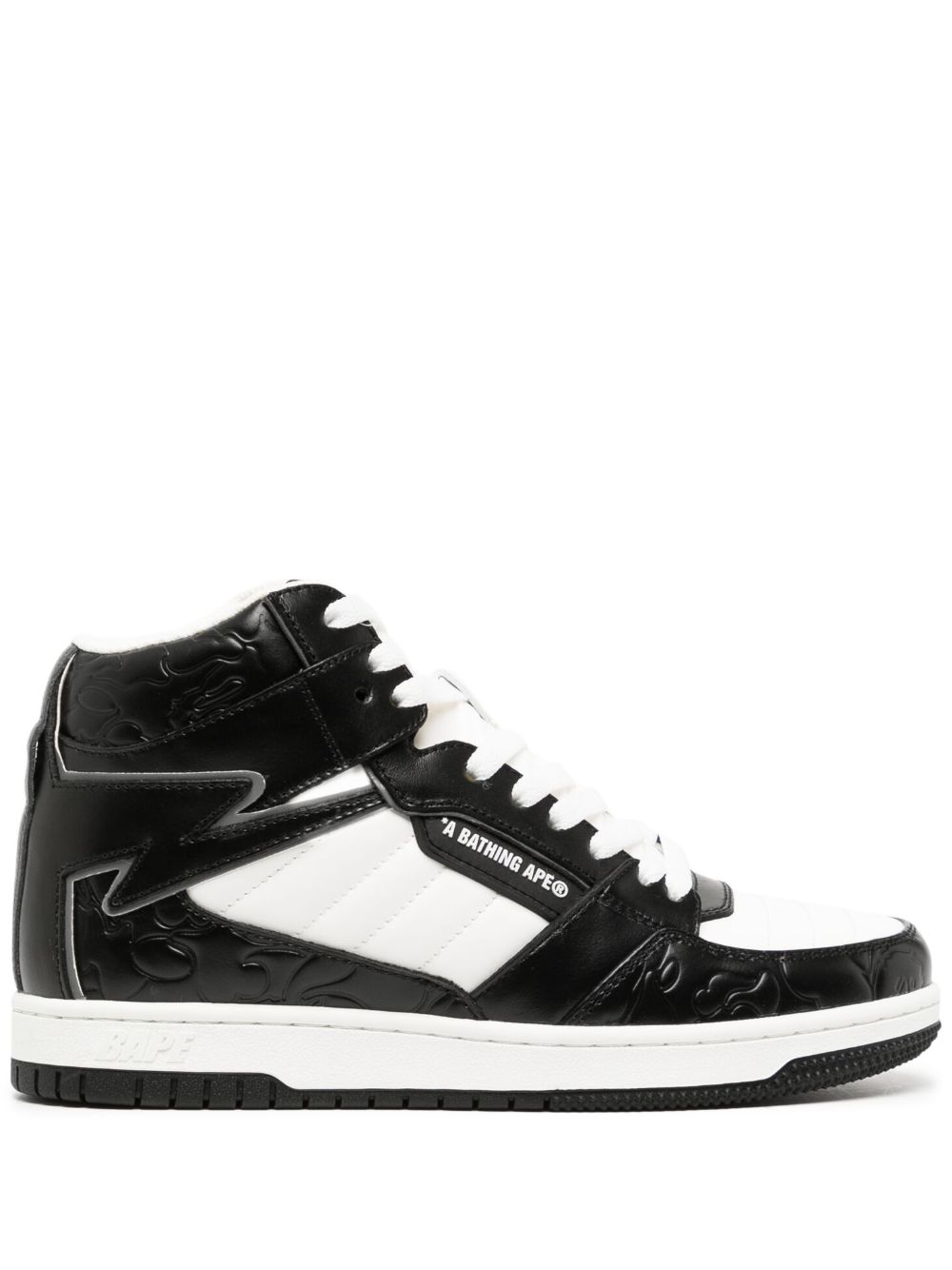 A BATHING APE® BAPE Sta 88 Mid #1系带运动鞋 - 黑色