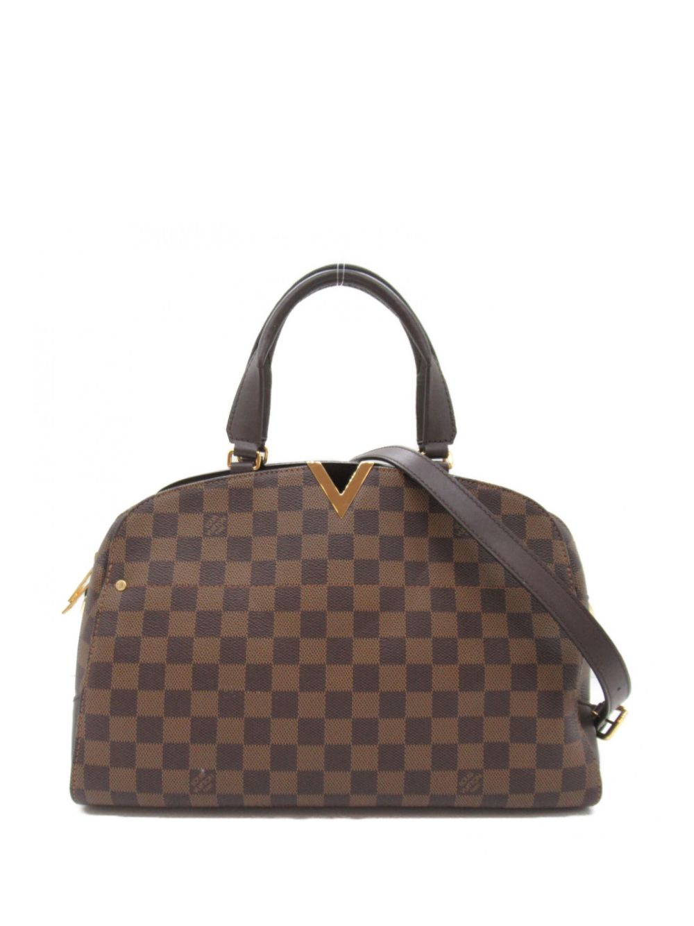 Louis Vuitton Pre-Owned Kensington 两用保龄球包（2016年典藏款） - 褐色